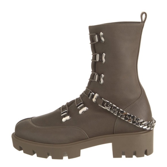 Christian Louboutin Leather Lace up Boots